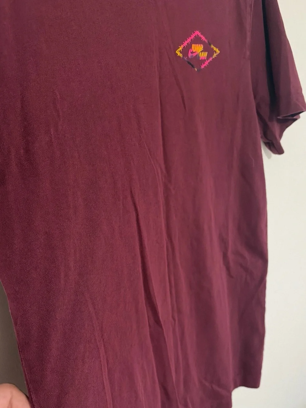 Jordan Men's Maroon Short-Sleeve Graphic Tee